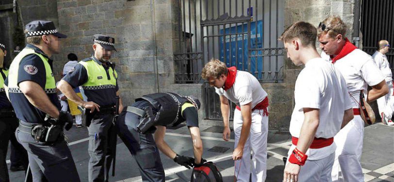 police in san fermin
